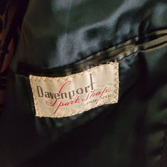 Rare Vintage Gentlemen’s Hand Tailored Davenport wool & cashmere Topcoat!  Large - Picture 4 of 11